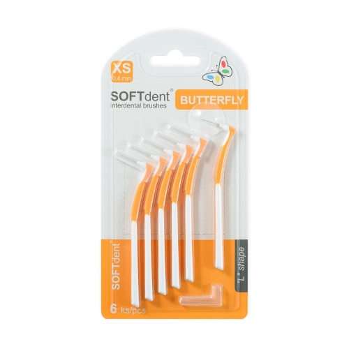 SOFTdent® Butterfly XS (0.4mm) Interdental Brushes