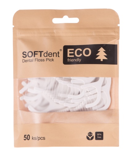 SOFTdent® ECO Dental Floss Picks (50 pcs)