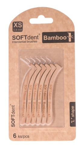 SOFTdent® Bamboo XS (0.4mm) Interdental Brushes